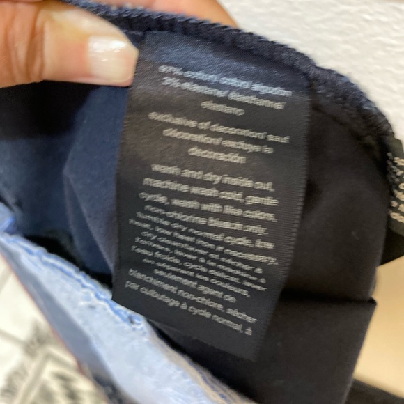 Tommy Hilfiger Ladies Malibu Casual Cotton Flat Front Navy Shorts - 14 - Picture 6 of 8